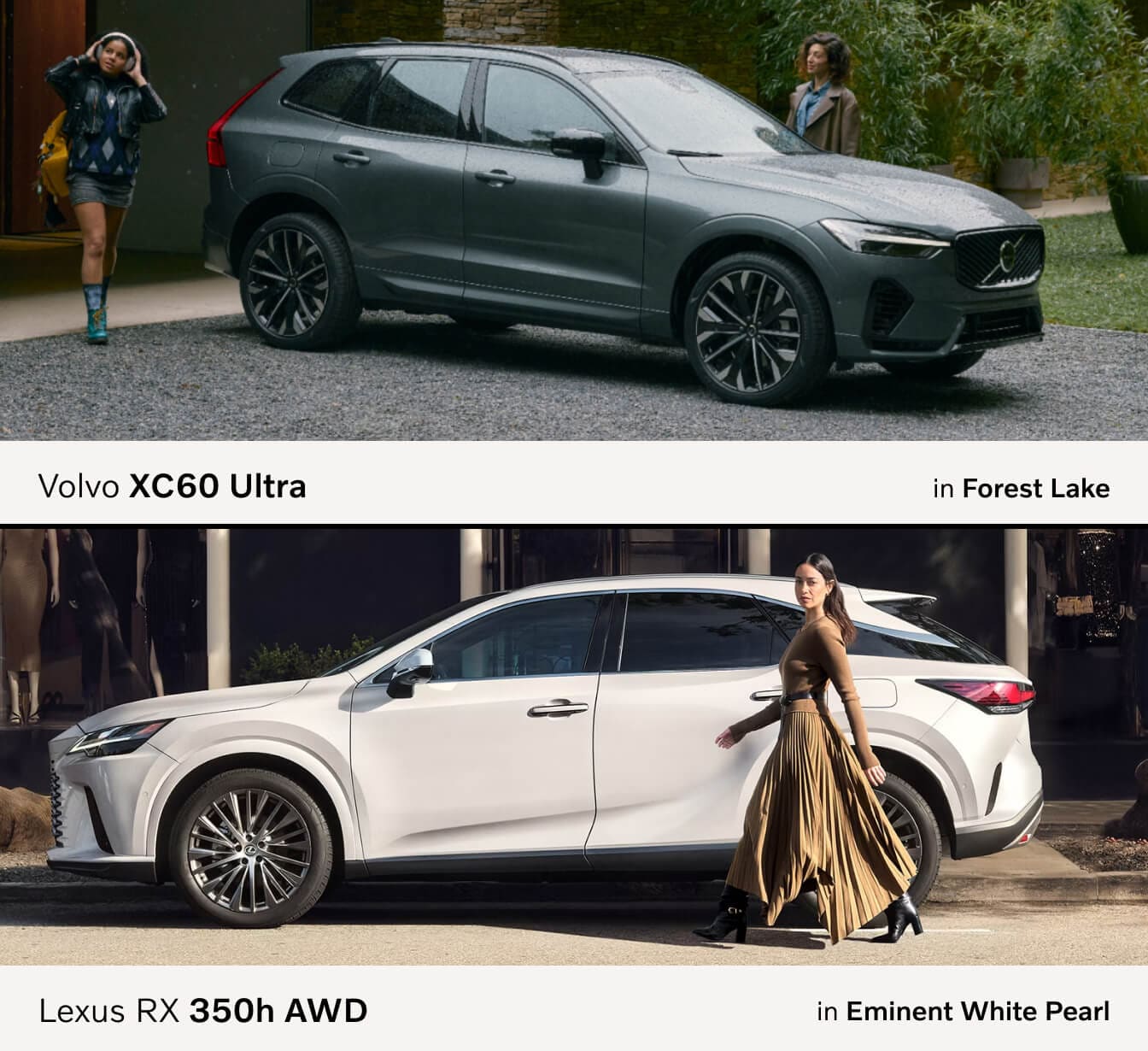 Interior Volvo XC60 vs. Lexus RX 350 Comparison