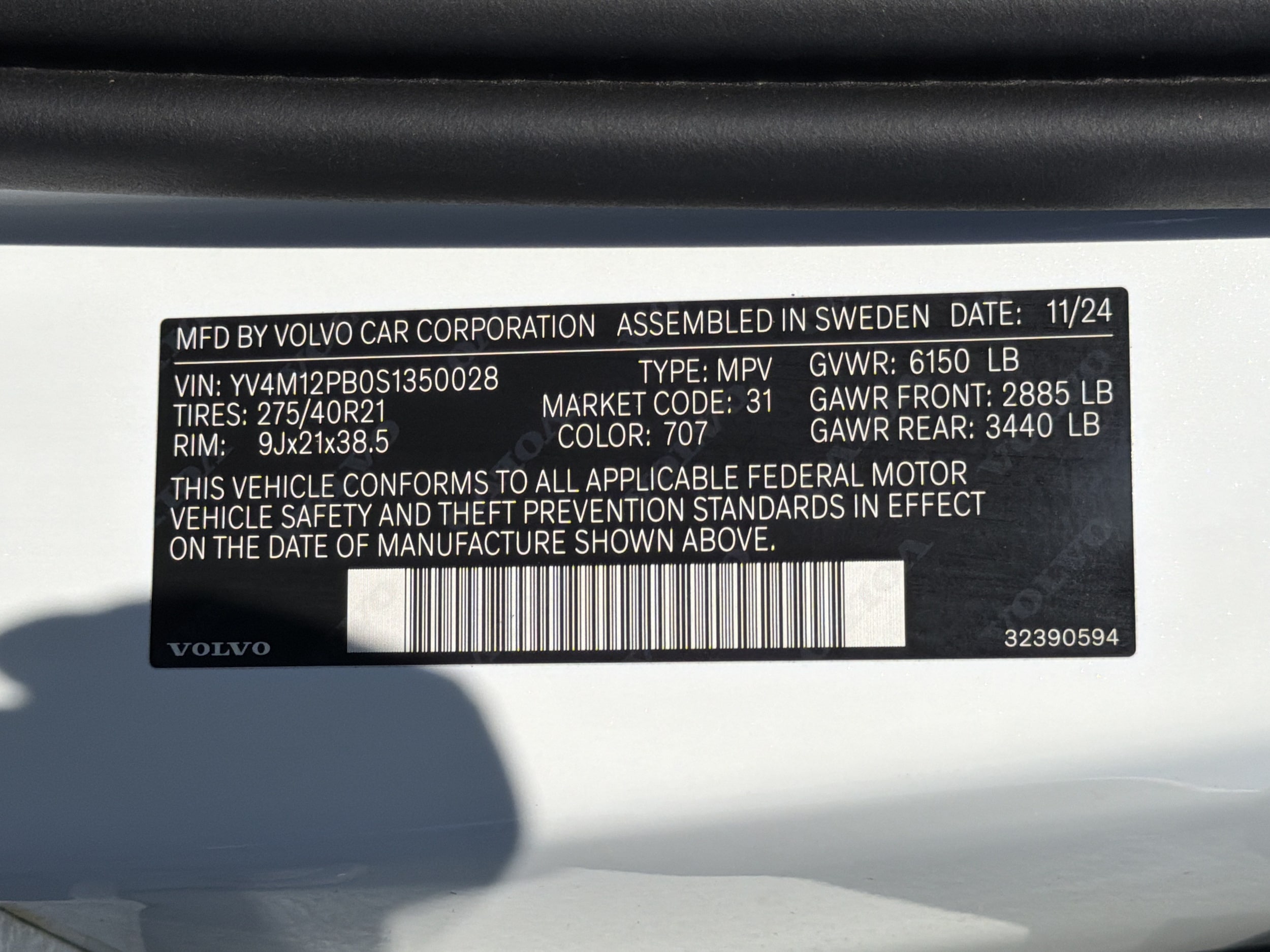 Used 2025 Volvo XC90 For Sale in Charleston, SC VIN