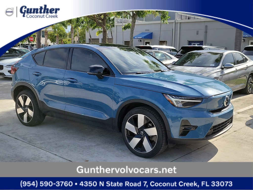 Certified 2023 Volvo C40 Recharge Pure Electric Ultimate Twin eAWD Ultimate