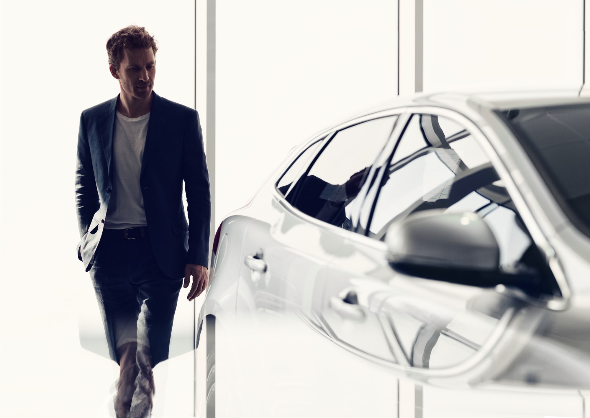 inside the showroom at gunther volvo cars coconut creek