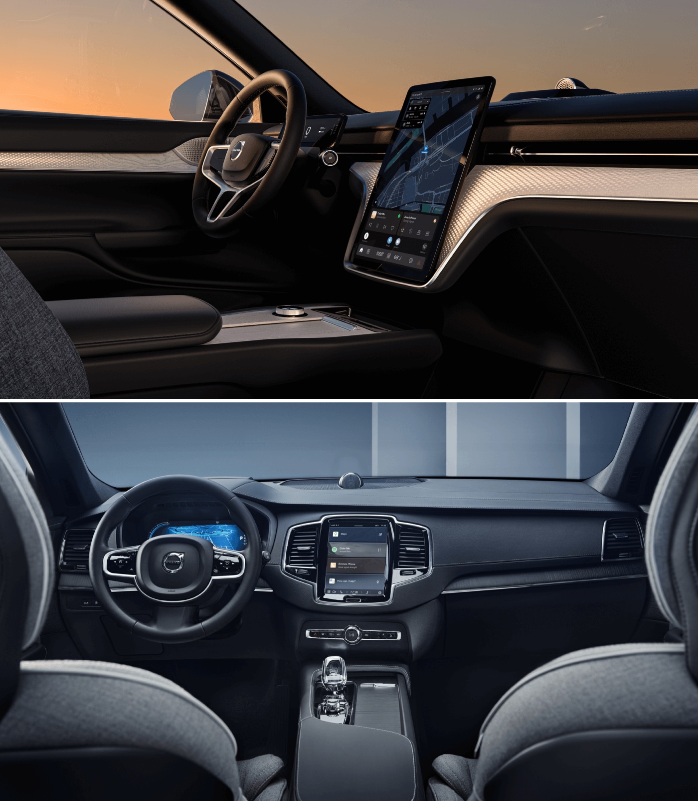 Volvo XC90 vs. Volvo EX90: Interior