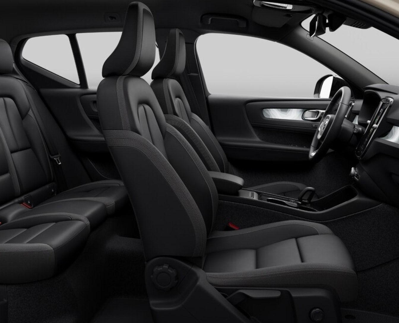Revel in the Comfortable 2025 Volvo EX40 Cabin