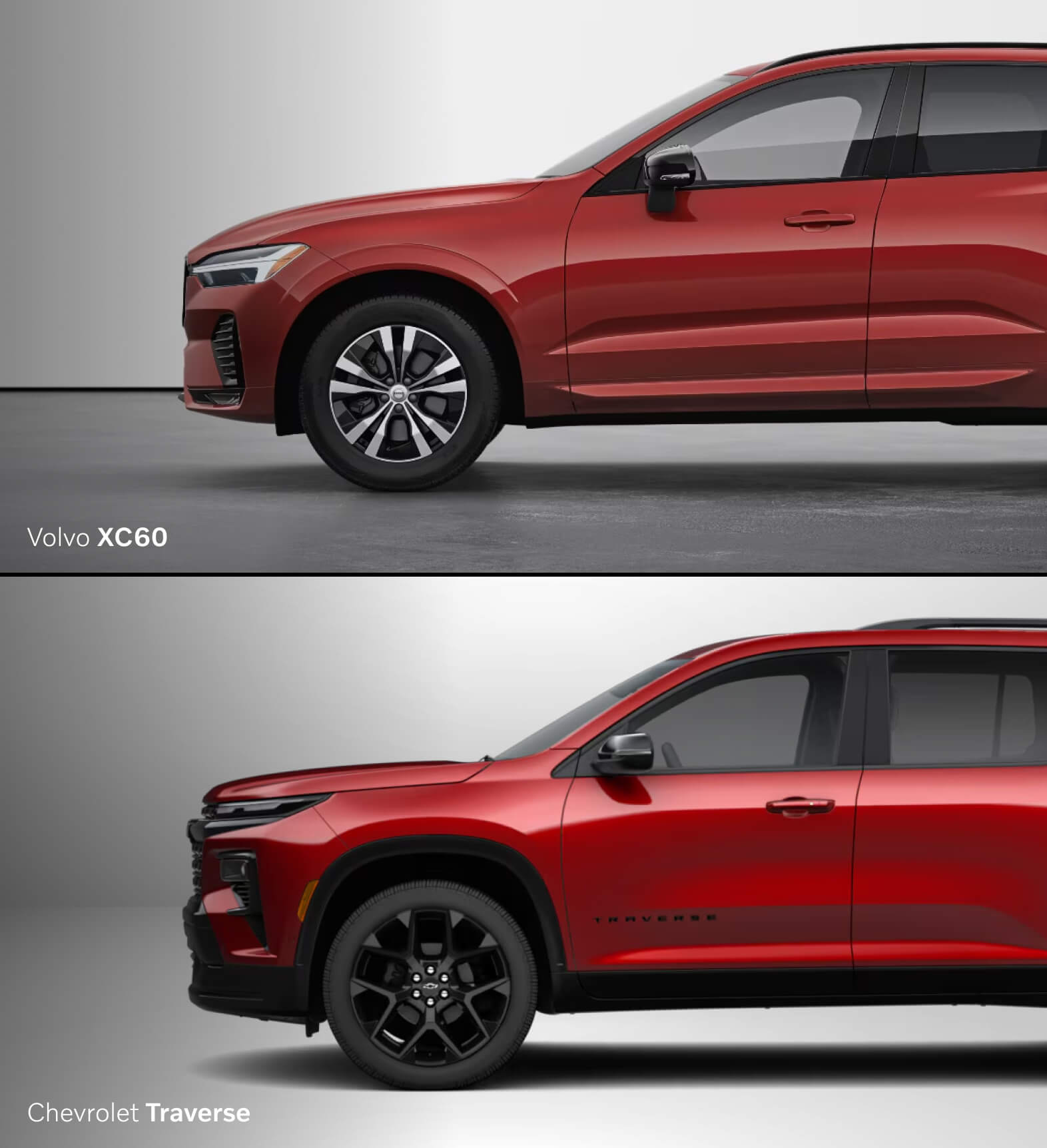 Volvo XC60 vs. Chevrolet Traverse Performance and Safety