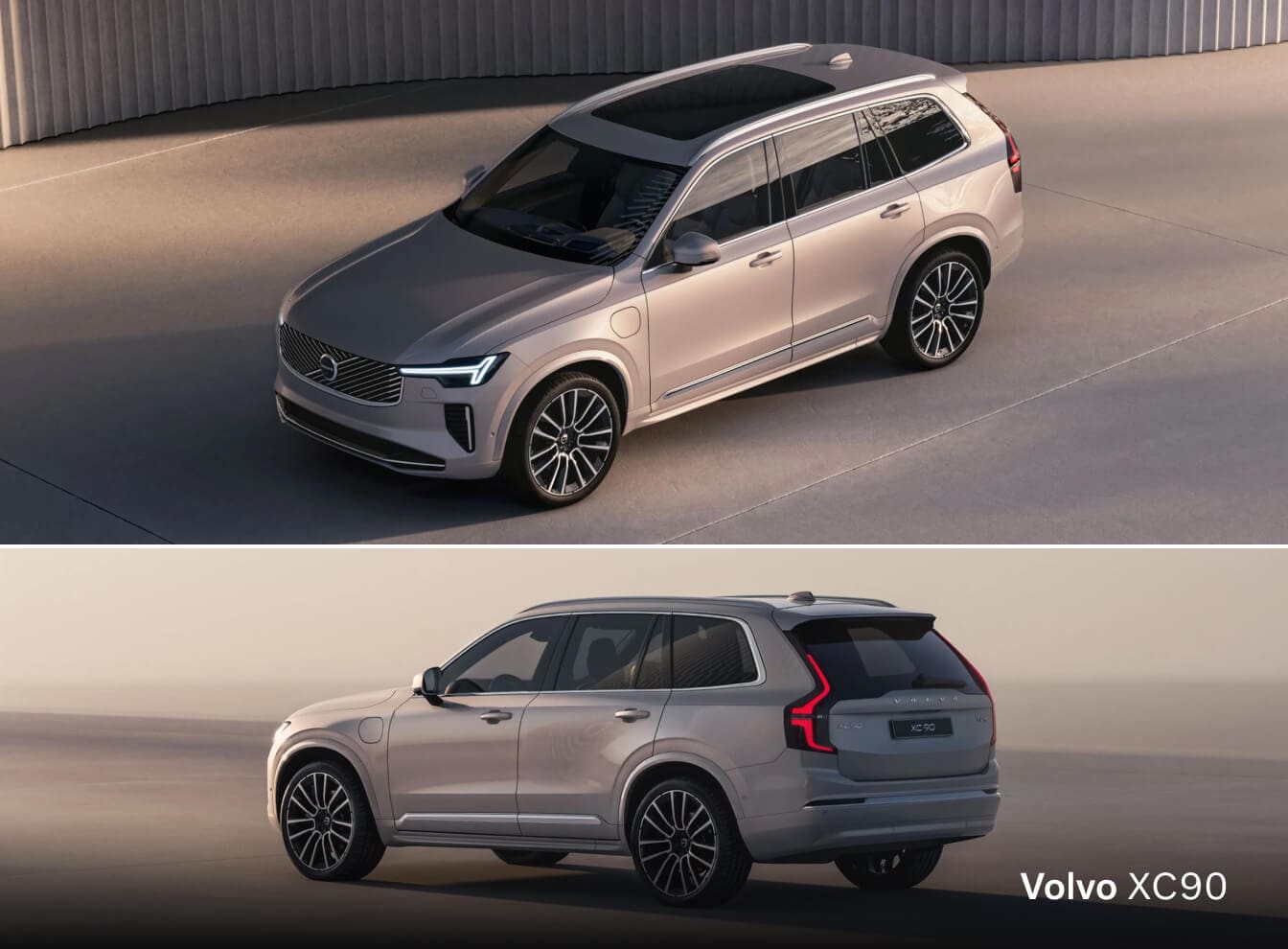 Volvo EX90 vs. Volvo XC90: Design