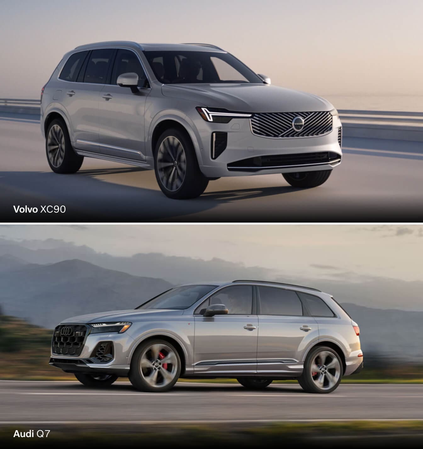 Volvo XC90 vs. Audi Q7 Performance & Safety
