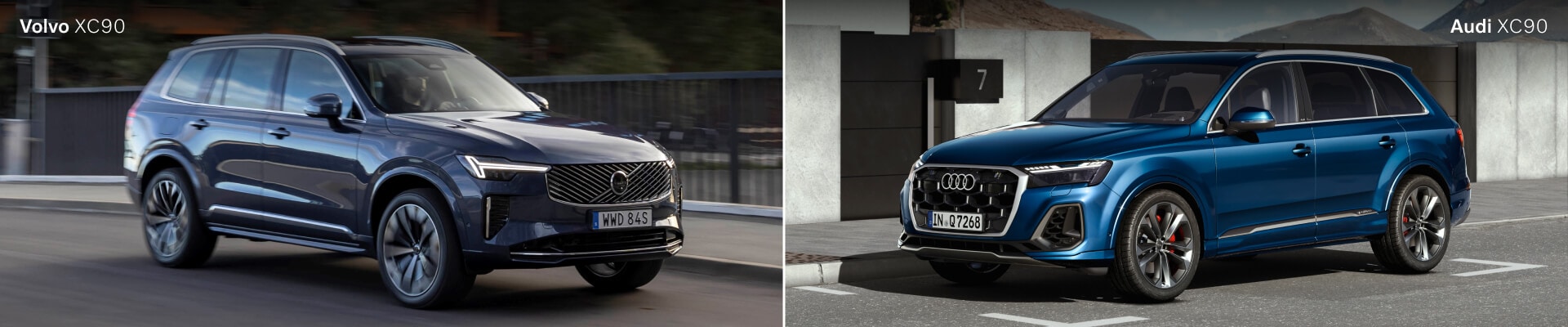 Volvo XC90 vs Audi Q7