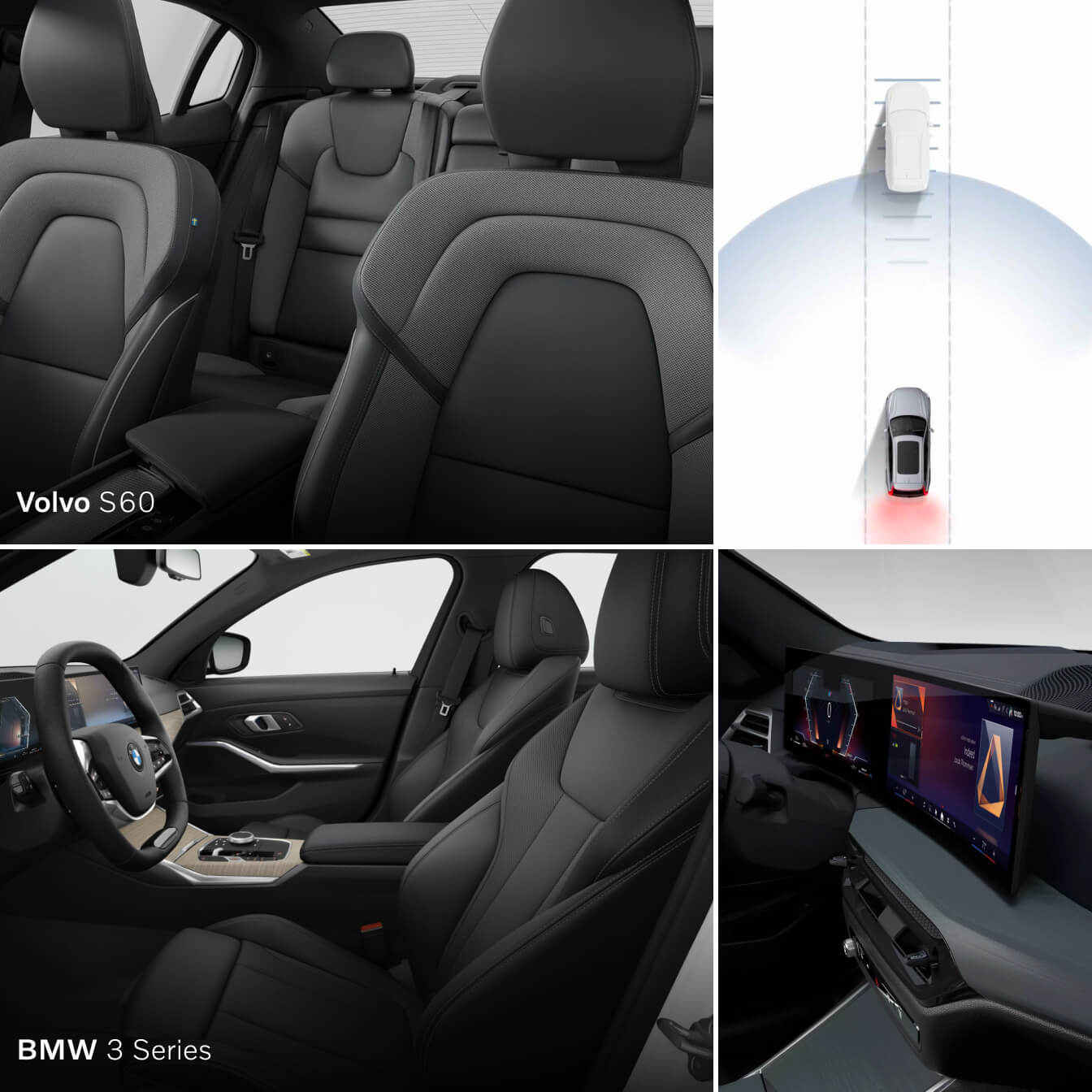 Volvo S60 vs. BMW 3 Series Safety Features