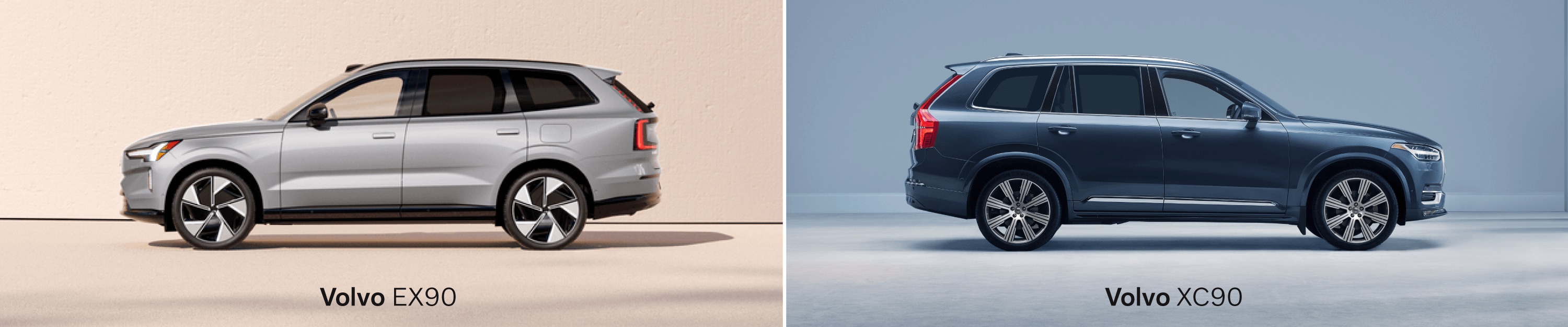 2024 Volvo EX90 vs Volvo XC90