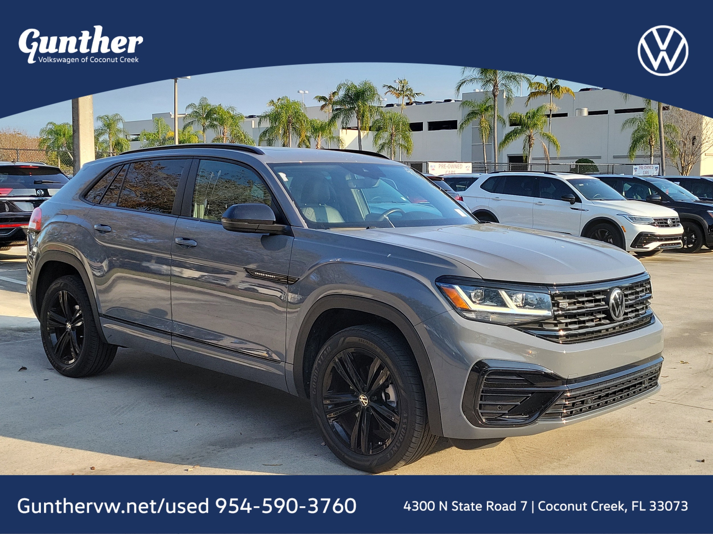 2023 Volkswagen Atlas Cross Sport SEL R-Line Black