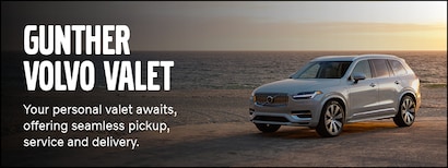 Gunther Volvo Valet. Your personal valet awaits, offering seamless pickup, service and delivery. Click here to learn more.