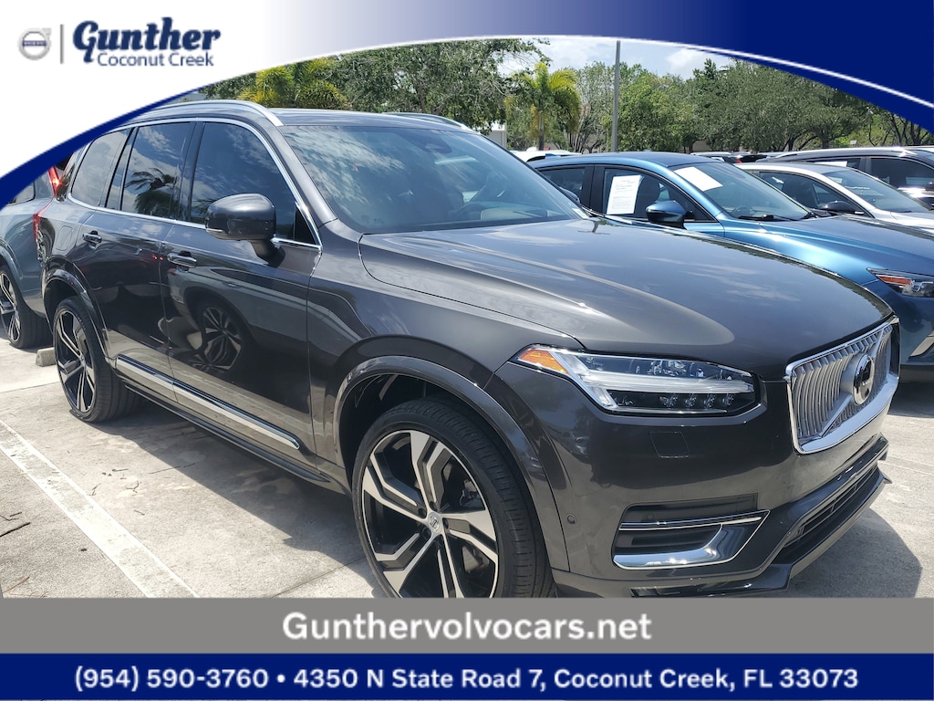 Certified 2024 Volvo XC90 Ultimate / Bright Theme w/ Massage Seats & 22Wheel B6 AWD Ultimate Bright Theme 7P