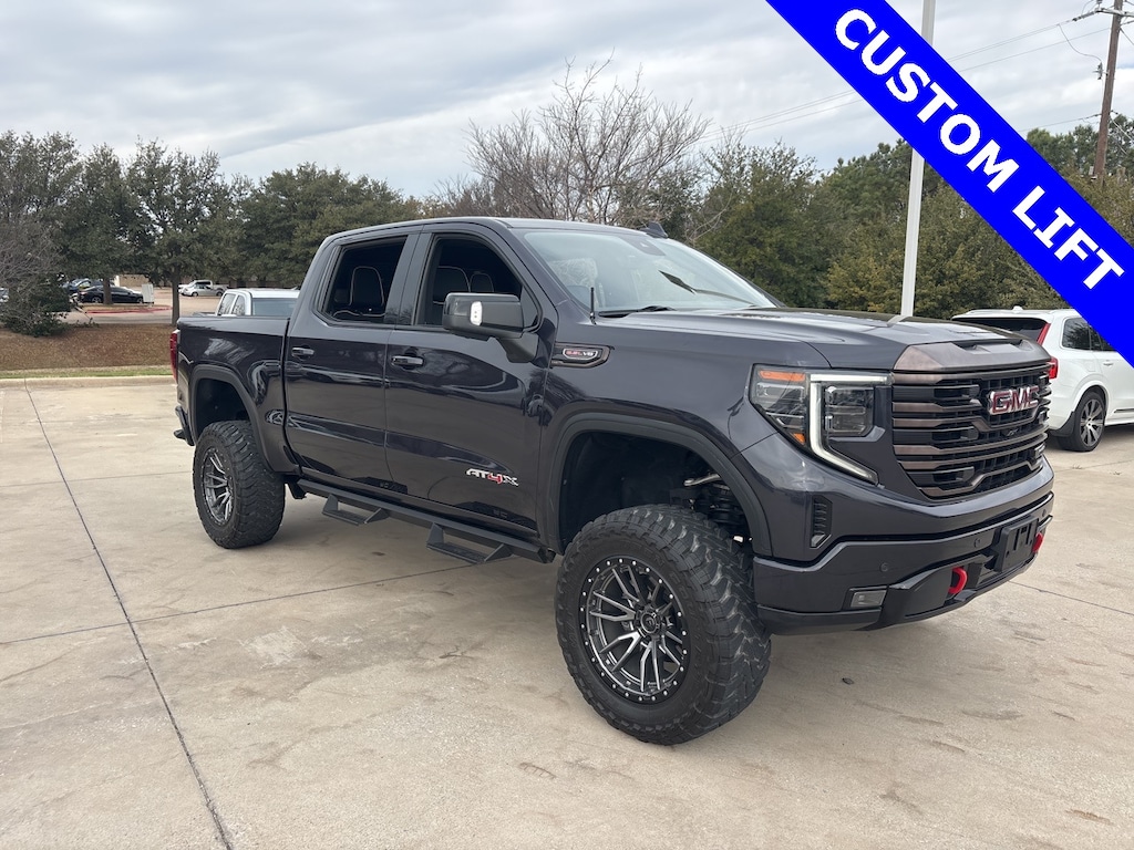 Used 2022 GMC Sierra 1500 AT4X 6.2L V8 4WD Custom Lift Truck