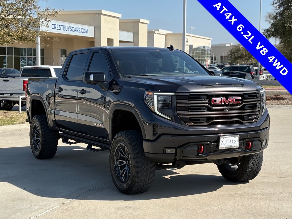 Used 2022 GMC Sierra 1500 AT4X 6.2L V8 4WD Custom Lift Truck