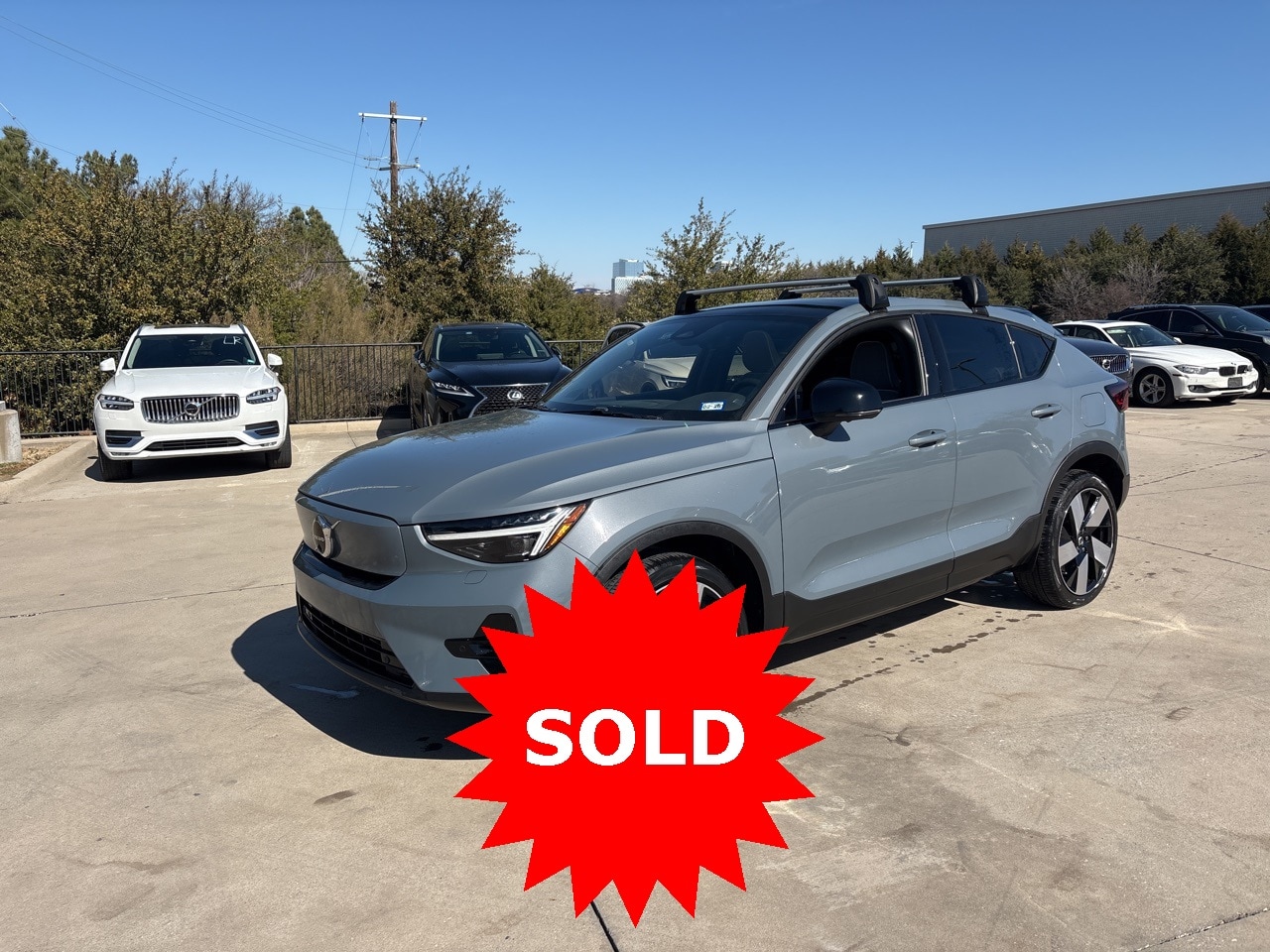 Used 2023 Volvo C40 Ultimate with VIN YV4ED3GM9P2040853 for sale in Frisco, TX