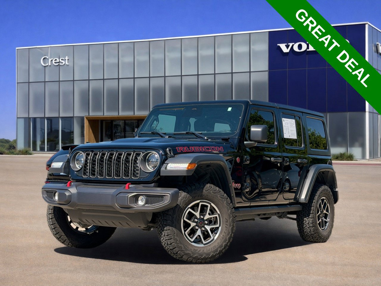 Black Clearcoat 2025 Jeep Wrangler SUV / Crossover Four-Wheel Drive 8-Speed Automatic