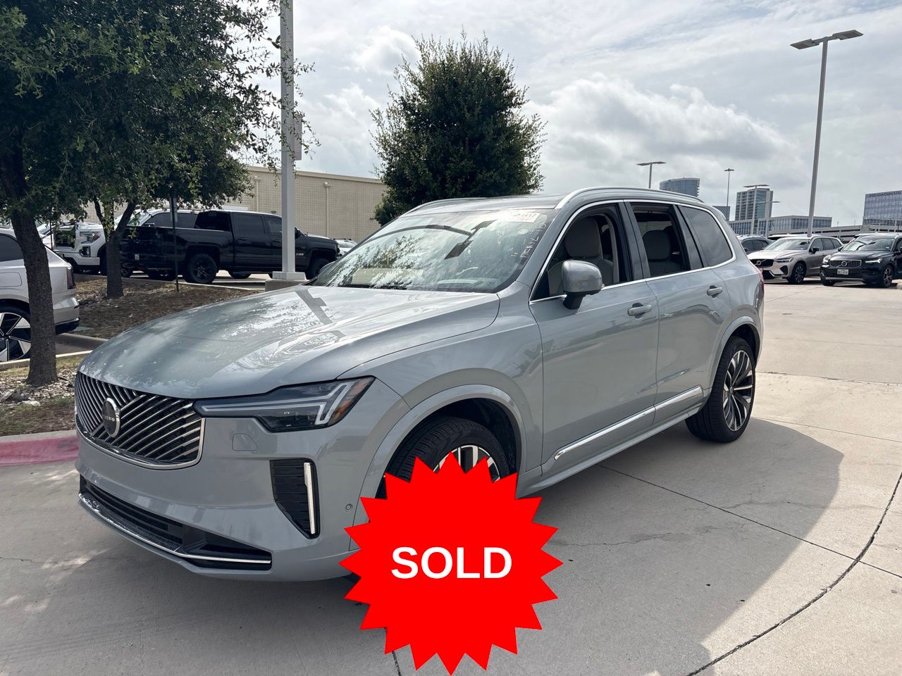 Gray (Vapour Grey Metallic) 2026 Volvo XC90 SUV / Crossover All-Wheel Drive Automatic
