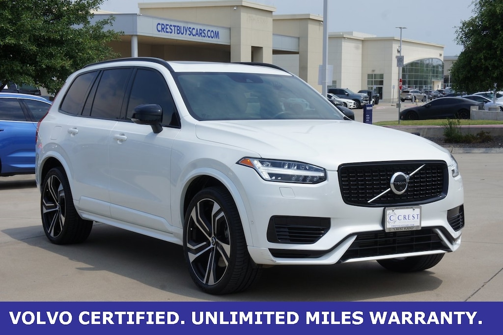 Certified 2022 Volvo XC90 Recharge Plug-In Hybrid T8 R-Design 7 Passenger SUV