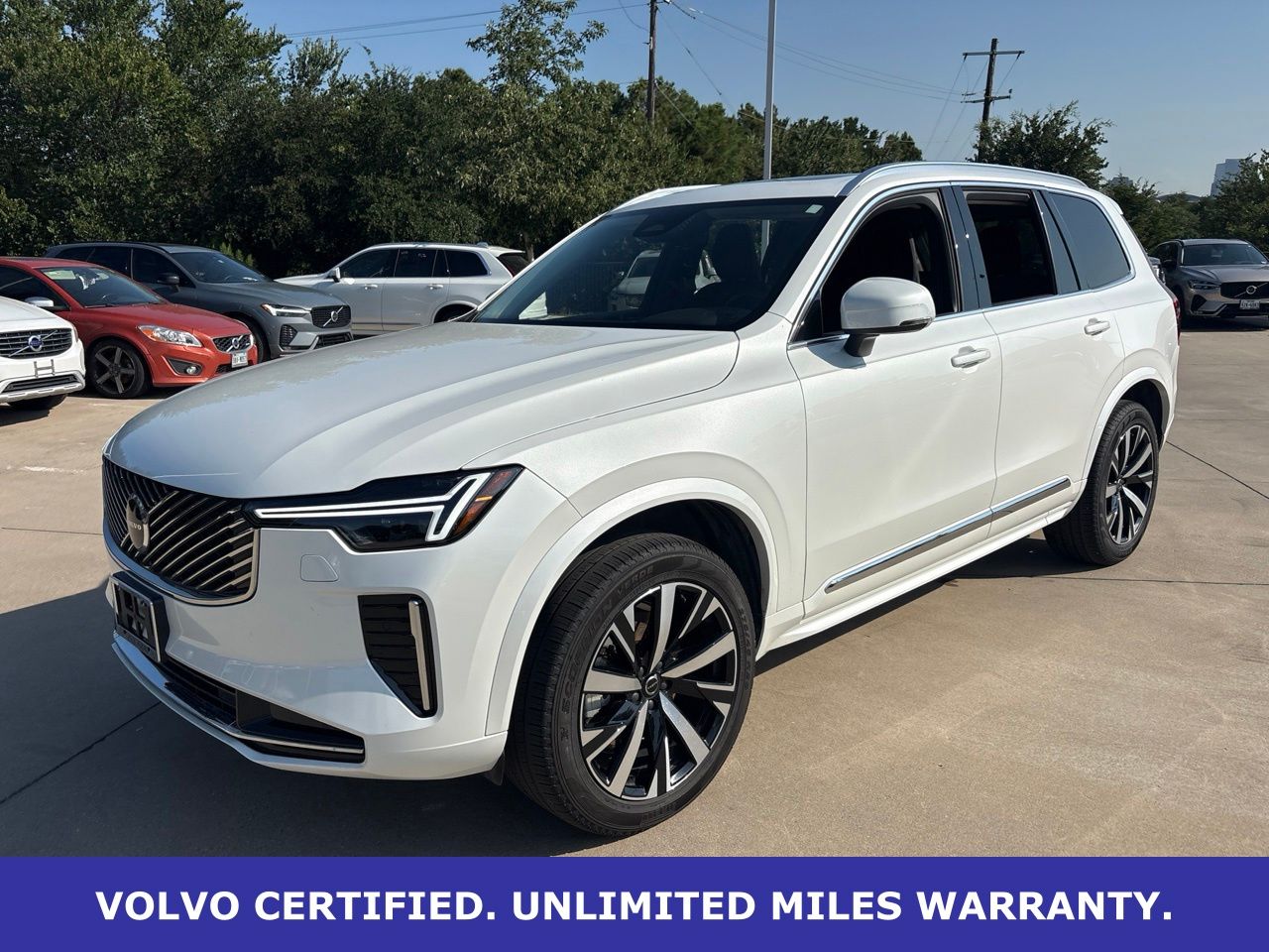 Crystal White Metallic 2025 Volvo XC90 SUV / Crossover All-Wheel Drive Automatic