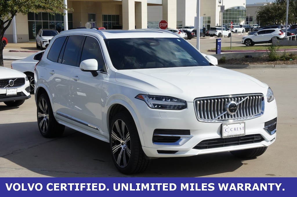 Certified 2023 Volvo XC90 Recharge Plug-In Hybrid T8 Plus Bright Theme 7 Passenger SUV