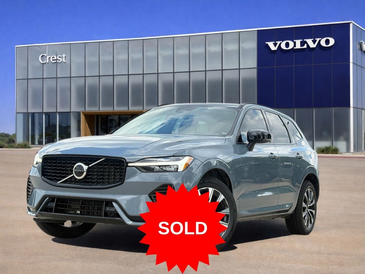 Thunder Gray Metallic 2024 Volvo XC60 SUV / Crossover All-Wheel Drive Automatic