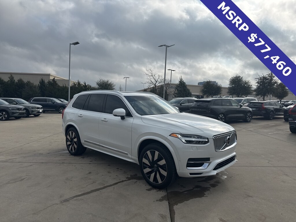 Certified 2023 Volvo XC90 Recharge Plug-In Hybrid T8 Plus Bright Theme 7 Passenger SUV