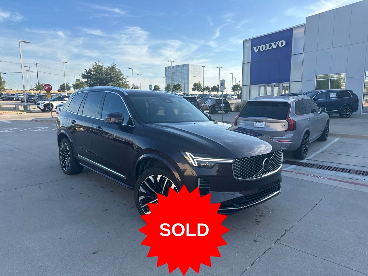 Red Metallic 2025 Volvo XC90 SUV / Crossover All-Wheel Drive Automatic