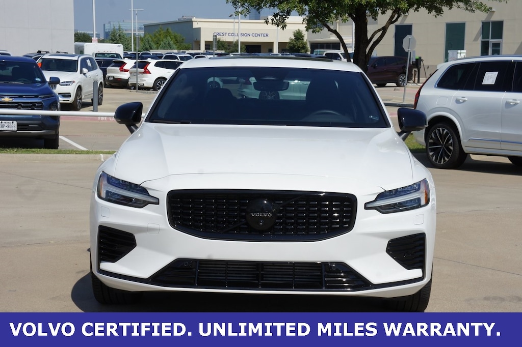 Certified 2024 Volvo S60 Recharge Plug-In Hybrid T8 Plus Black Edition Sedan