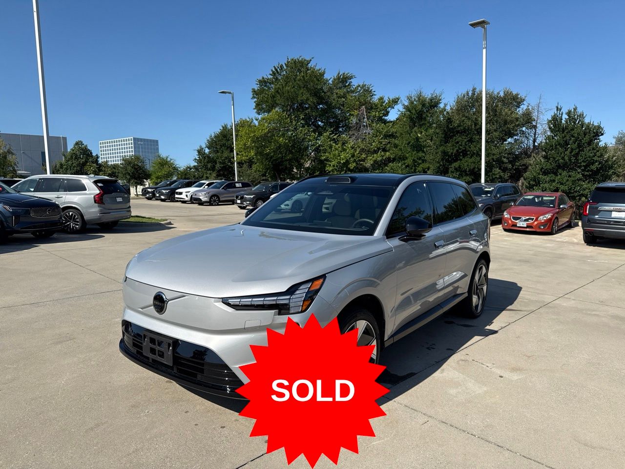 Used 2025 Volvo EX90 Plus with VIN 7JDEV3VK4SG007179 for sale in Frisco, TX