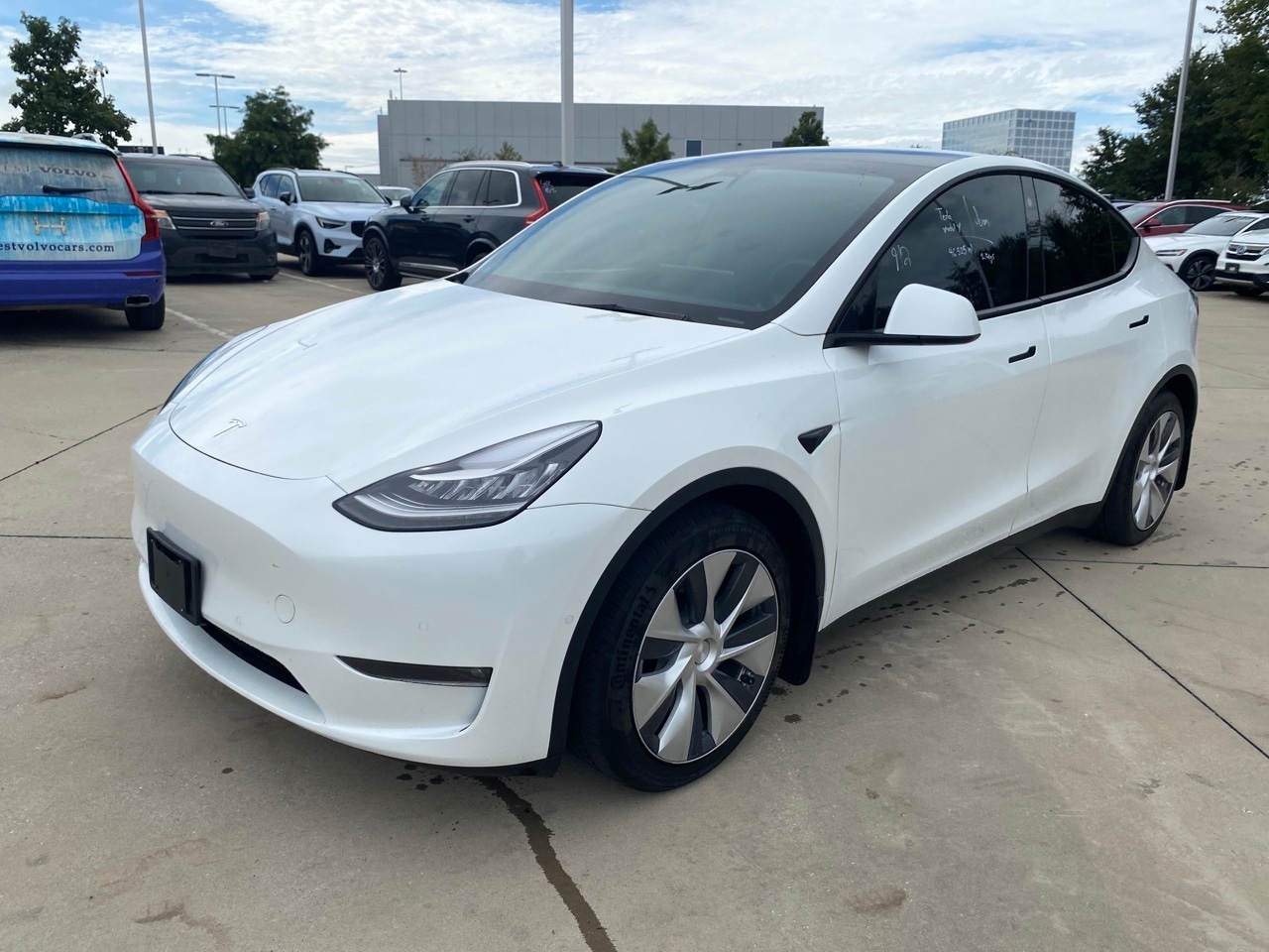 Used 2021 Tesla Model Y Long Range with VIN 5YJYGAEE4MF229636 for sale in Frisco, TX