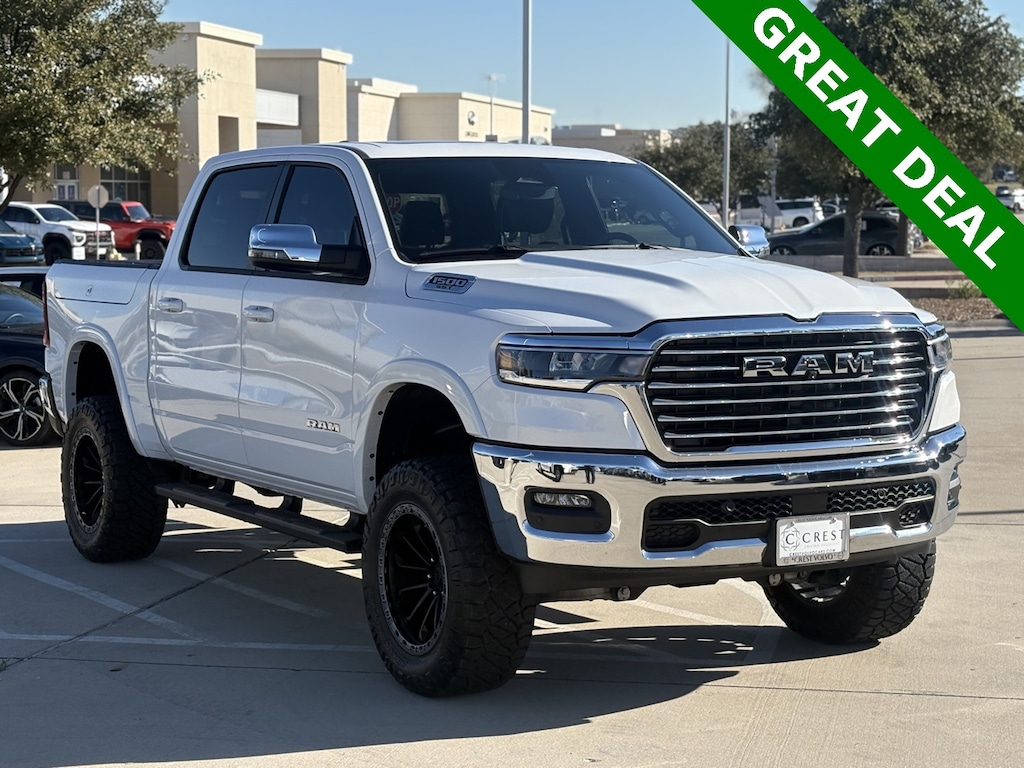 Used 2025 Ram 1500 Laramie Crew CAB 4X4 Custom Lift Truck