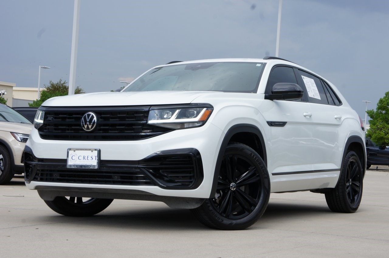 Used 2023 Volkswagen Atlas Cross Sport SEL R-Line Black with VIN 1V2SC2CAXPC208068 for sale in Frisco, TX