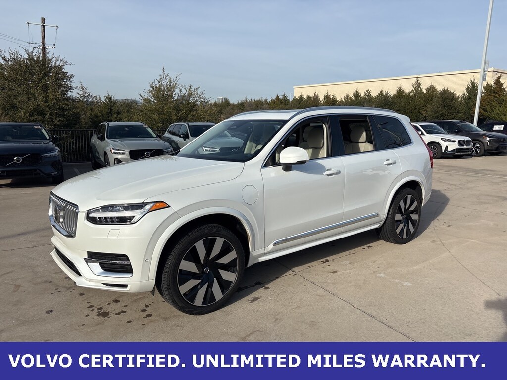 Certified 2024 Volvo XC90 Recharge Plug-In Hybrid T8 Plus Bright Theme 7 Passenger SUV