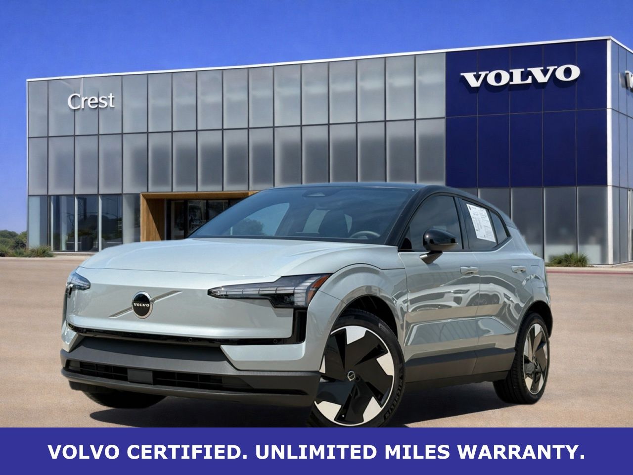 Gray (Vapour Grey Metallic) 2025 Volvo EX30 Twin Plus eAWD SUV / Crossover All-Wheel Drive 1-Speed Automatic