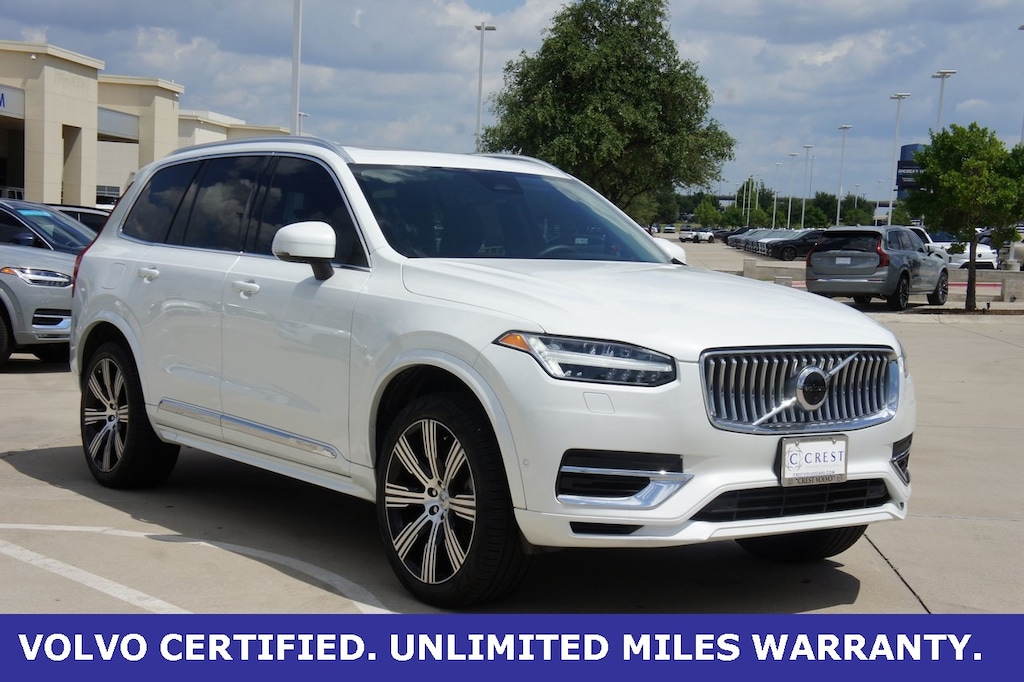 Certified 2023 Volvo XC90 Recharge Plug-In Hybrid T8 Plus Bright Theme 7 Passenger SUV