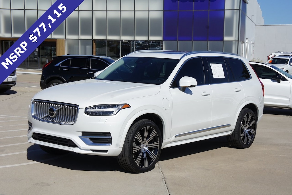 Certified 2023 Volvo XC90 Recharge Plug-In Hybrid T8 Plus Bright Theme 7 Passenger SUV
