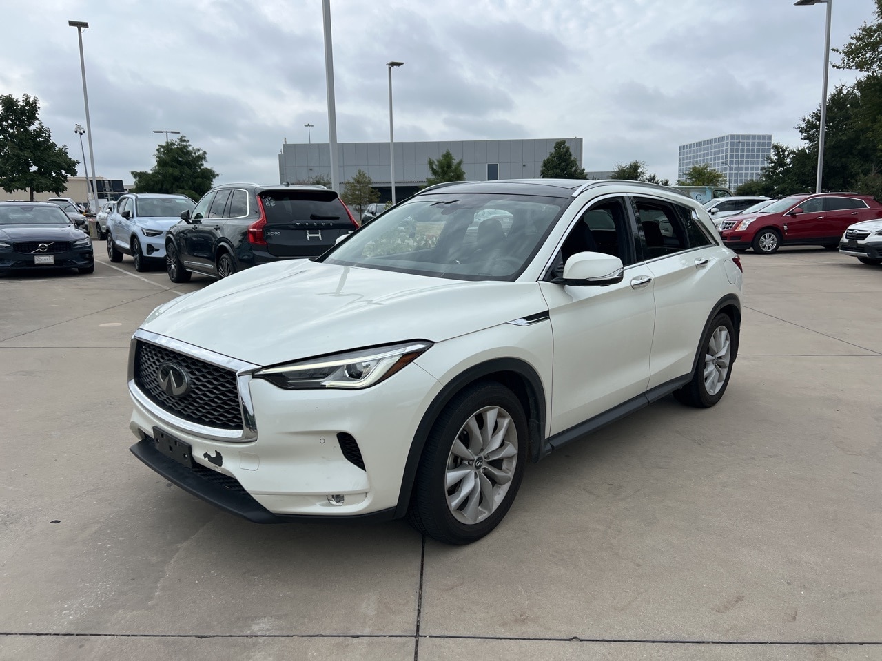 Used 2019 INFINITI QX50 Essential with VIN 3PCAJ5M19KF124001 for sale in Frisco, TX