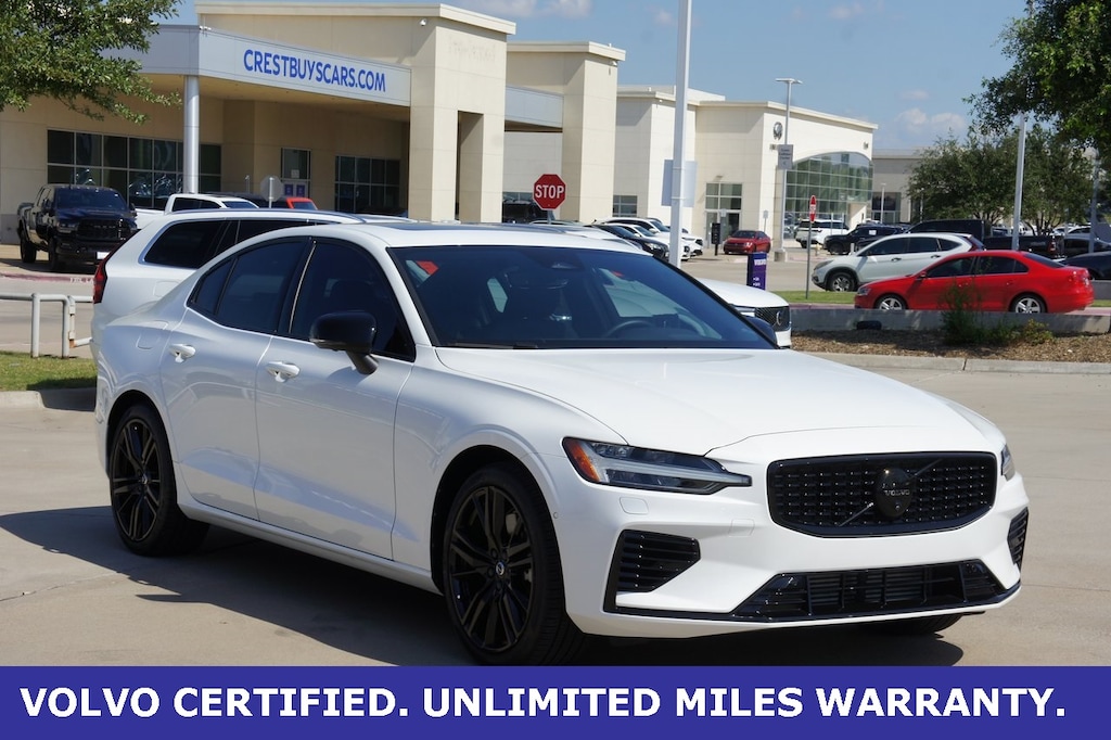 Certified 2024 Volvo S60 Recharge Plug-In Hybrid T8 Plus Black Edition Sedan