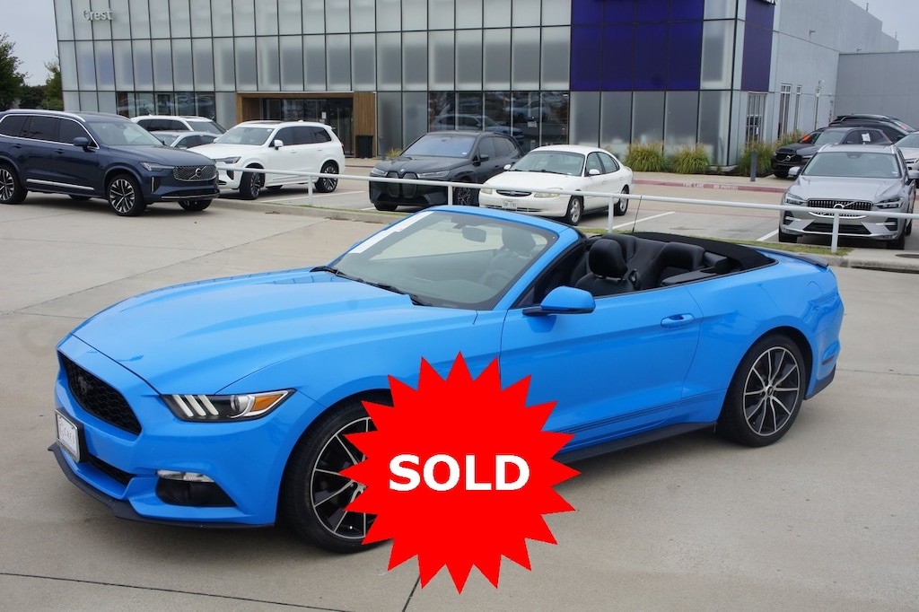 Used 2017 Ford Mustang Ecoboost Premium Convertible Convertible