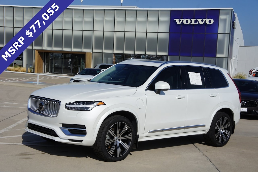 Certified 2024 Volvo XC90 Recharge Plug-In Hybrid T8 Plus Bright Theme 7 Passenger SUV