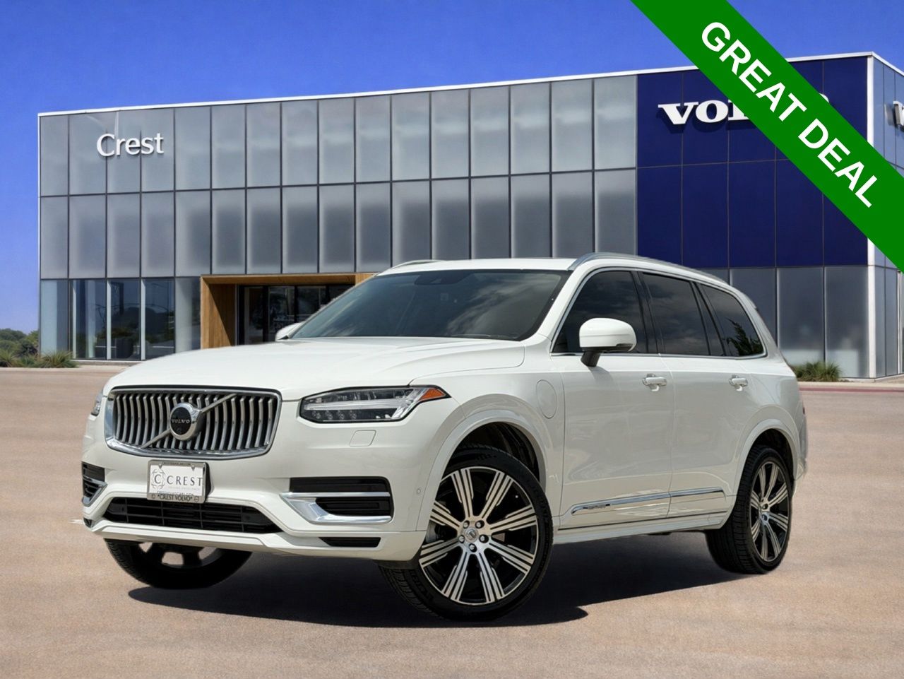 Ice White 2021 Volvo XC90 SUV / Crossover All-Wheel Drive Automatic