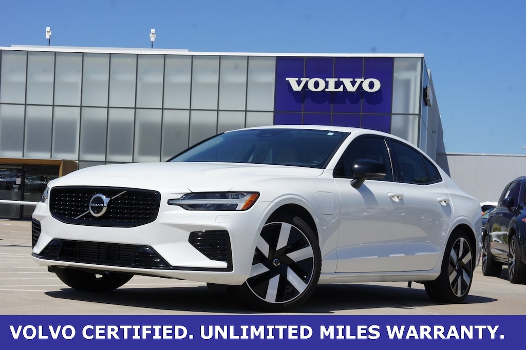 Certified 2024 Volvo S60 Recharge Plug-In Hybrid T8 Plus Dark Theme Sedan