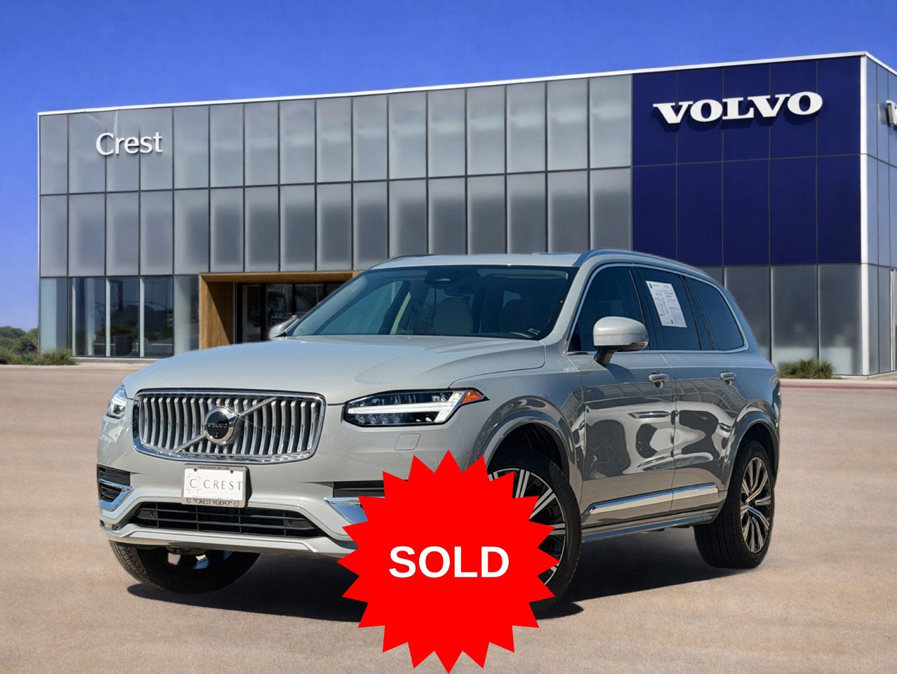 Gray (Vapour Grey Metallic) 2025 Volvo XC90 SUV / Crossover All-Wheel Drive Automatic