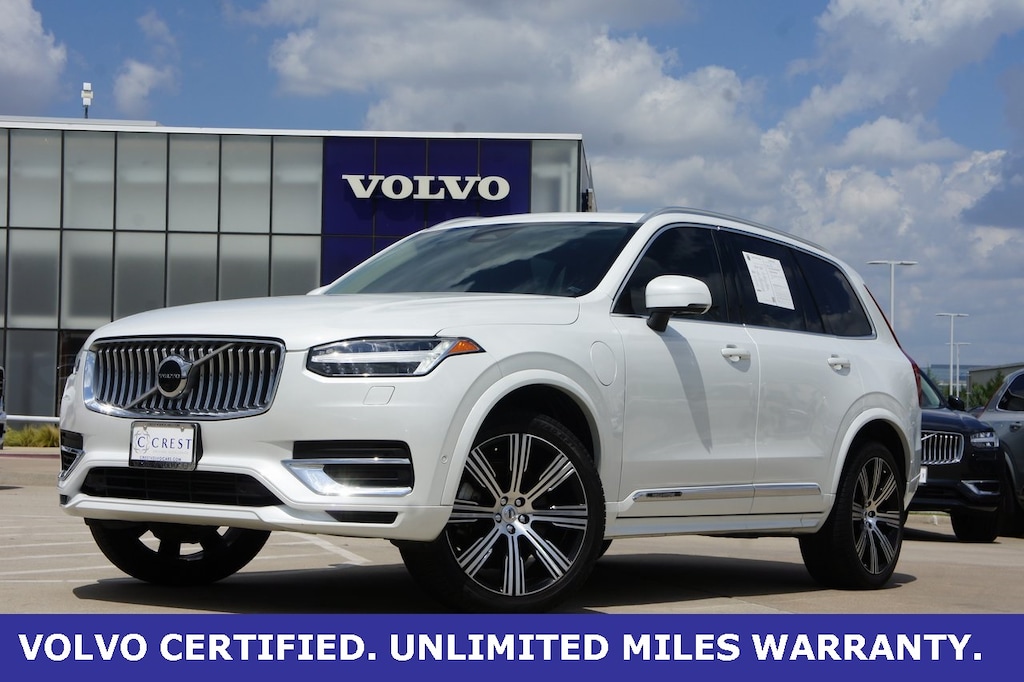 Certified 2023 Volvo XC90 Recharge Plug-In Hybrid T8 Plus Bright Theme 7 Passenger SUV