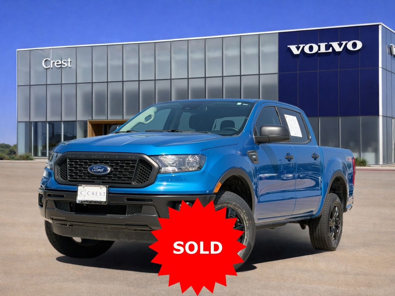 Velocity Blue Metallic 2023 Ford Ranger Pickup Truck 4X2 Automatic