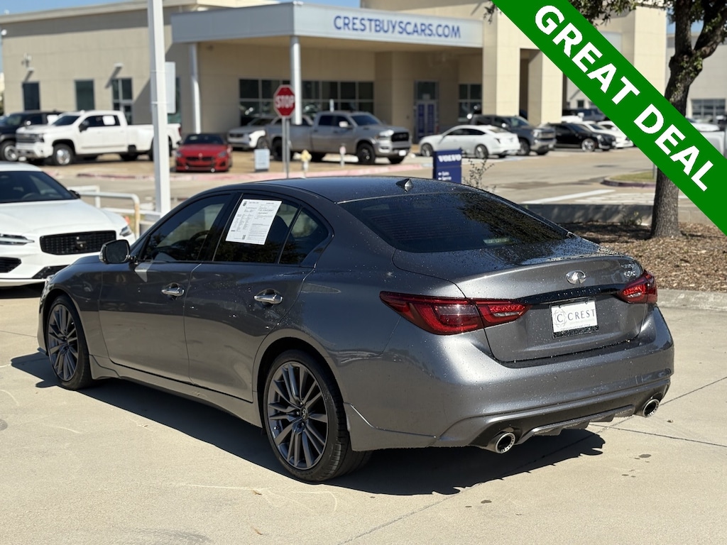 Used 2022 INFINITI Q50 Red Sport 400 Sedan
