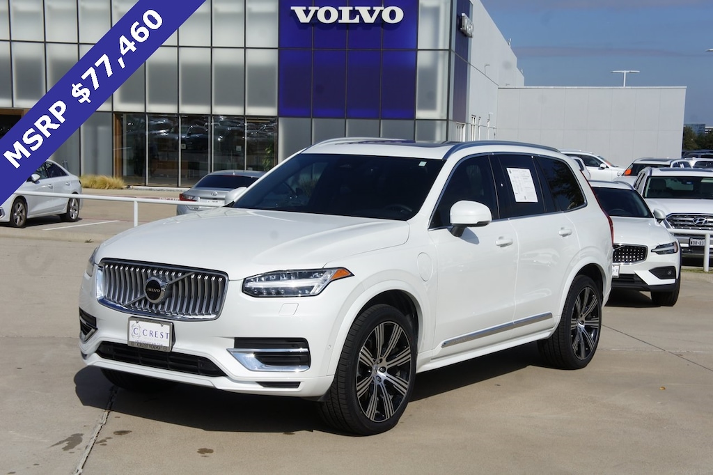Certified 2023 Volvo XC90 Recharge Plug-In Hybrid T8 Plus Bright Theme 7 Passenger SUV