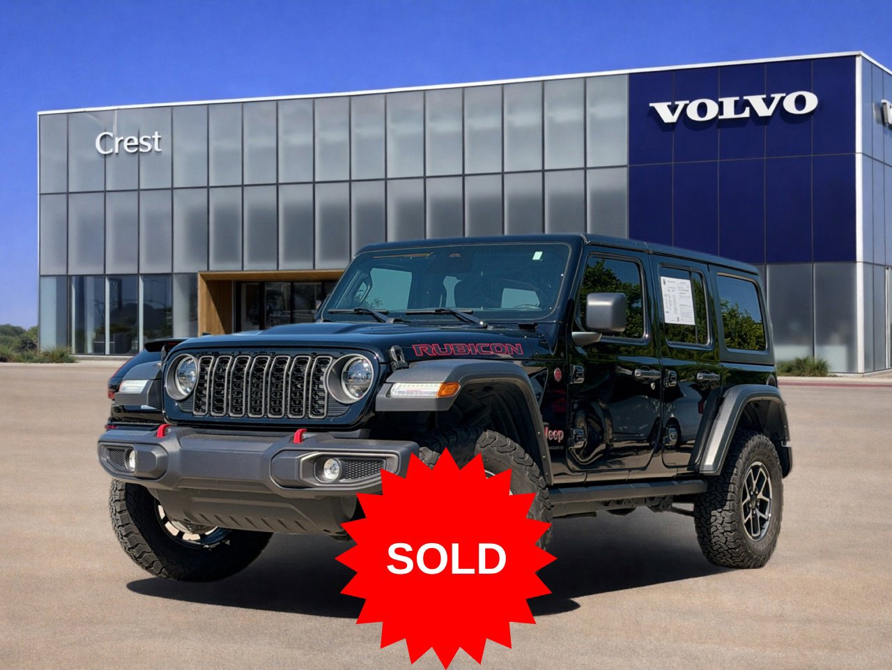 Black Clearcoat 2025 Jeep Wrangler SUV / Crossover Four-Wheel Drive 8-Speed Automatic
