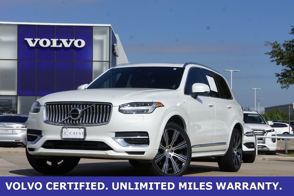 Certified 2023 Volvo XC90 Recharge Plug-In Hybrid T8 Plus Bright Theme 7 Passenger SUV