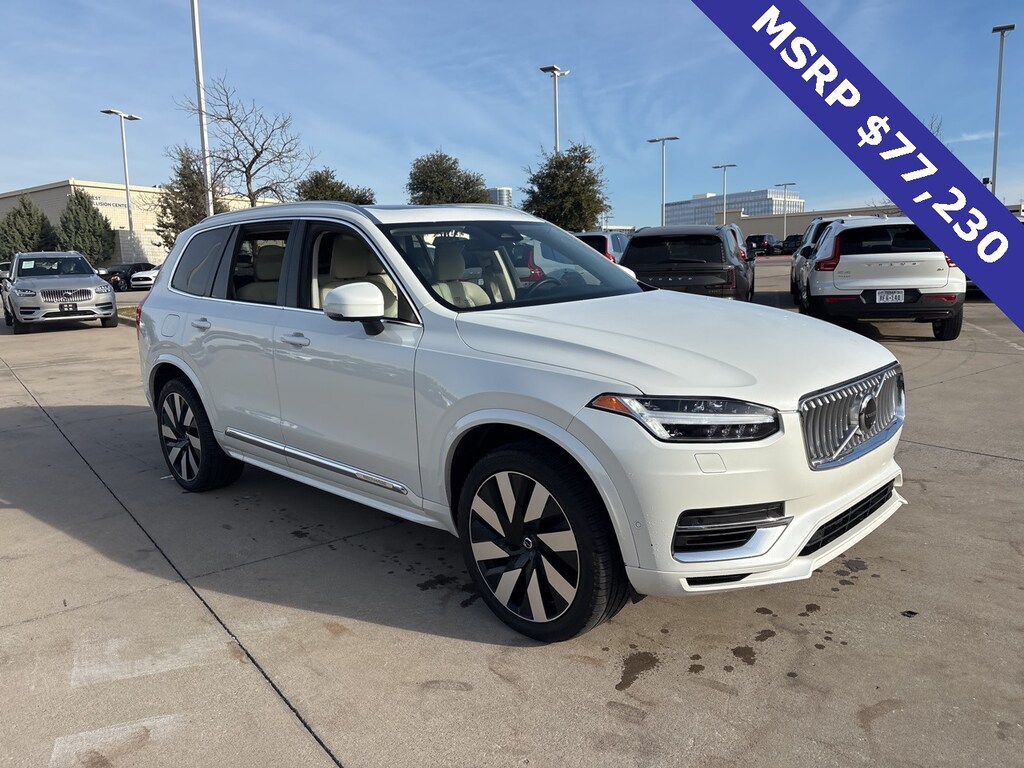 Certified 2024 Volvo XC90 Recharge Plug-In Hybrid T8 Plus Bright Theme 7 Passenger SUV