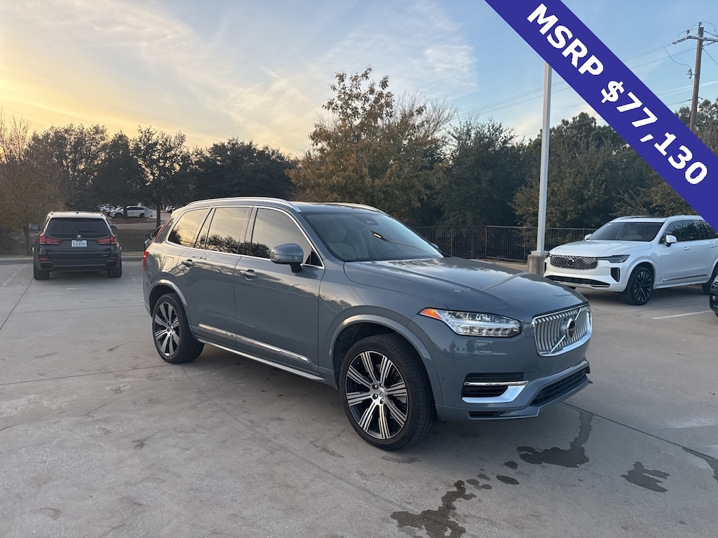 Certified 2023 Volvo XC90 Recharge Plug-In Hybrid T8 Plus Bright Theme 7 Passenger SUV